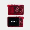 Transparent shell Y2K camera trendy CCD camera