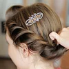 Pince à cheveux 3PCS-Feuilles-Diamant