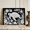 uk.everydayedeals DIY Pearl Painting With Frame - Handmade Self-Adhesive Pearls - Turtle(20*30cm)