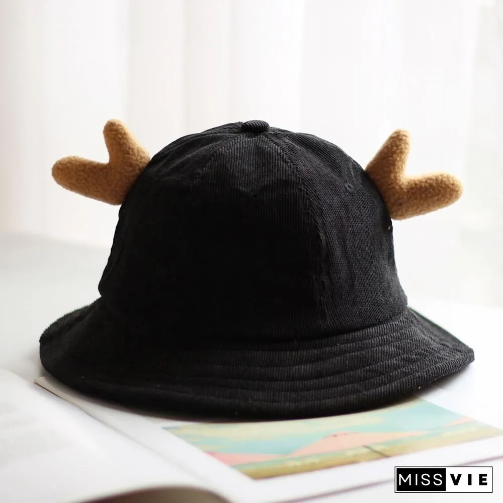 Cat Ears Angel Devil Antlers Fisherman Hat