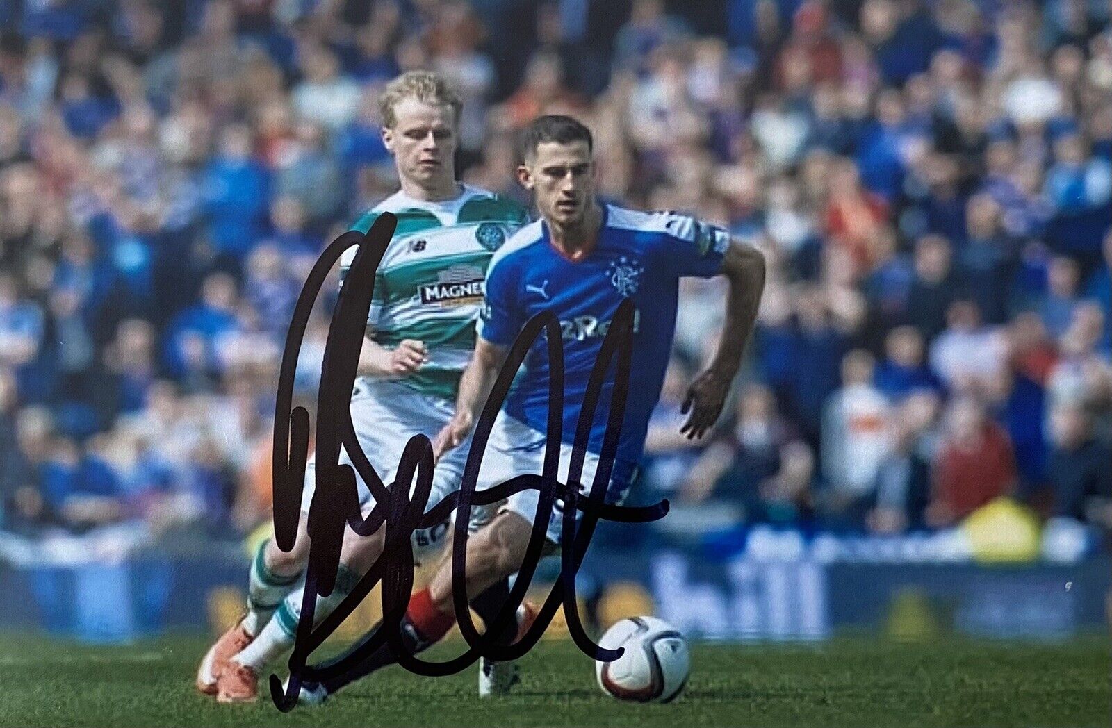 Dominic Ball Genuine Hand Signed Rangers 6X4 Photo Poster painting 2