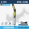 XPE COB LED Work Light Rechargeable Handheld Flashlight Magnetic Inspection Lamp