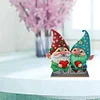 DIY Valentine's Day Gnome Diamond Painting Wooden Desktop Decor