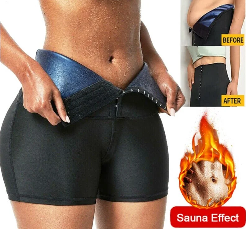Women Hot Body Shaper Pants Thermal Neoprene Slimming Waist Sweat