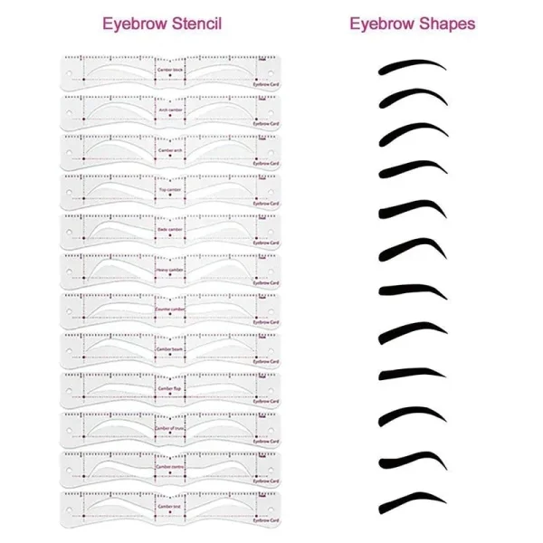 Magic EyeBrow Stencil Kit (12 Pack)