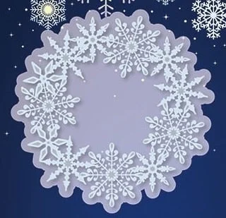 Piggy Craft metal cutting dies cut die mold Winter Christmas Series Scrapbook paper craft knife mould blade punch stencils dies