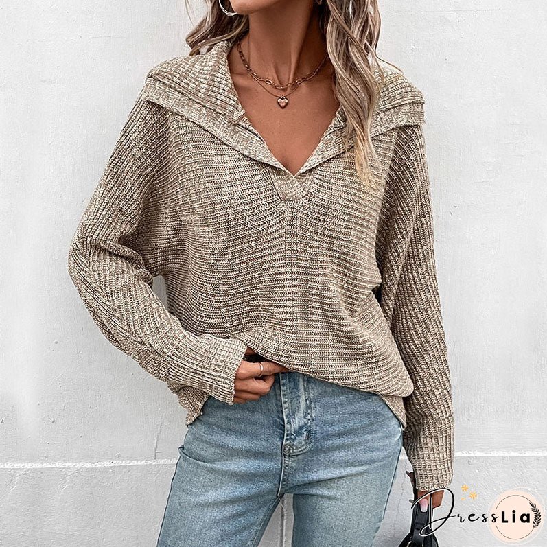 Casual Vintage Knit Sweater