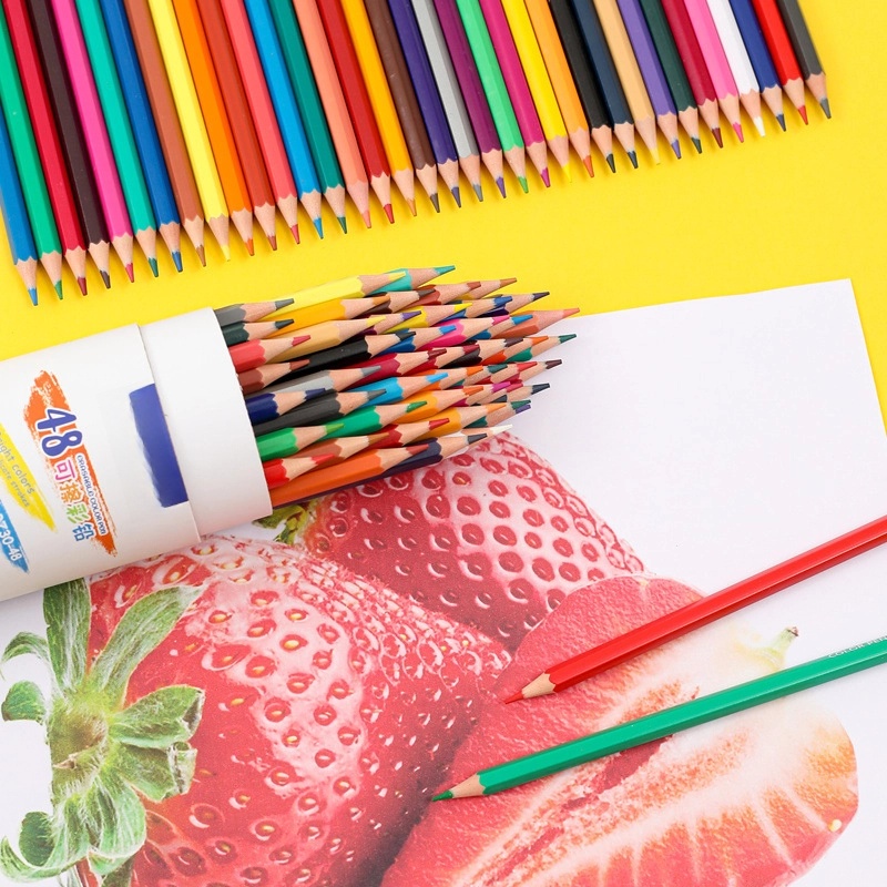 Erasable 48 Color Pencil Primary School Students 36 Color Lead Brush Painting Kindergarten Painting Graffiti Painting Pen