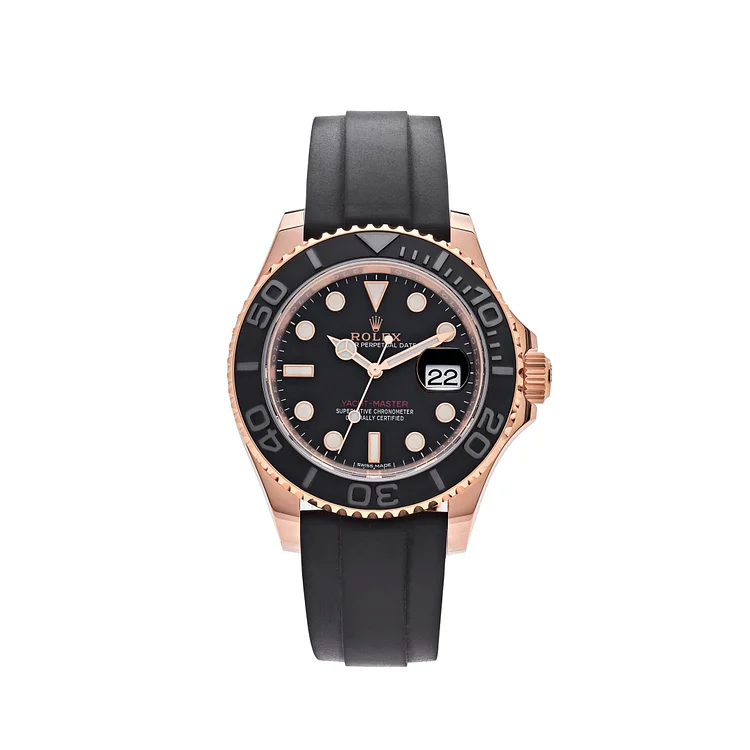 Rolex Yacht-Master 116655 Rose Gold Black Dial
