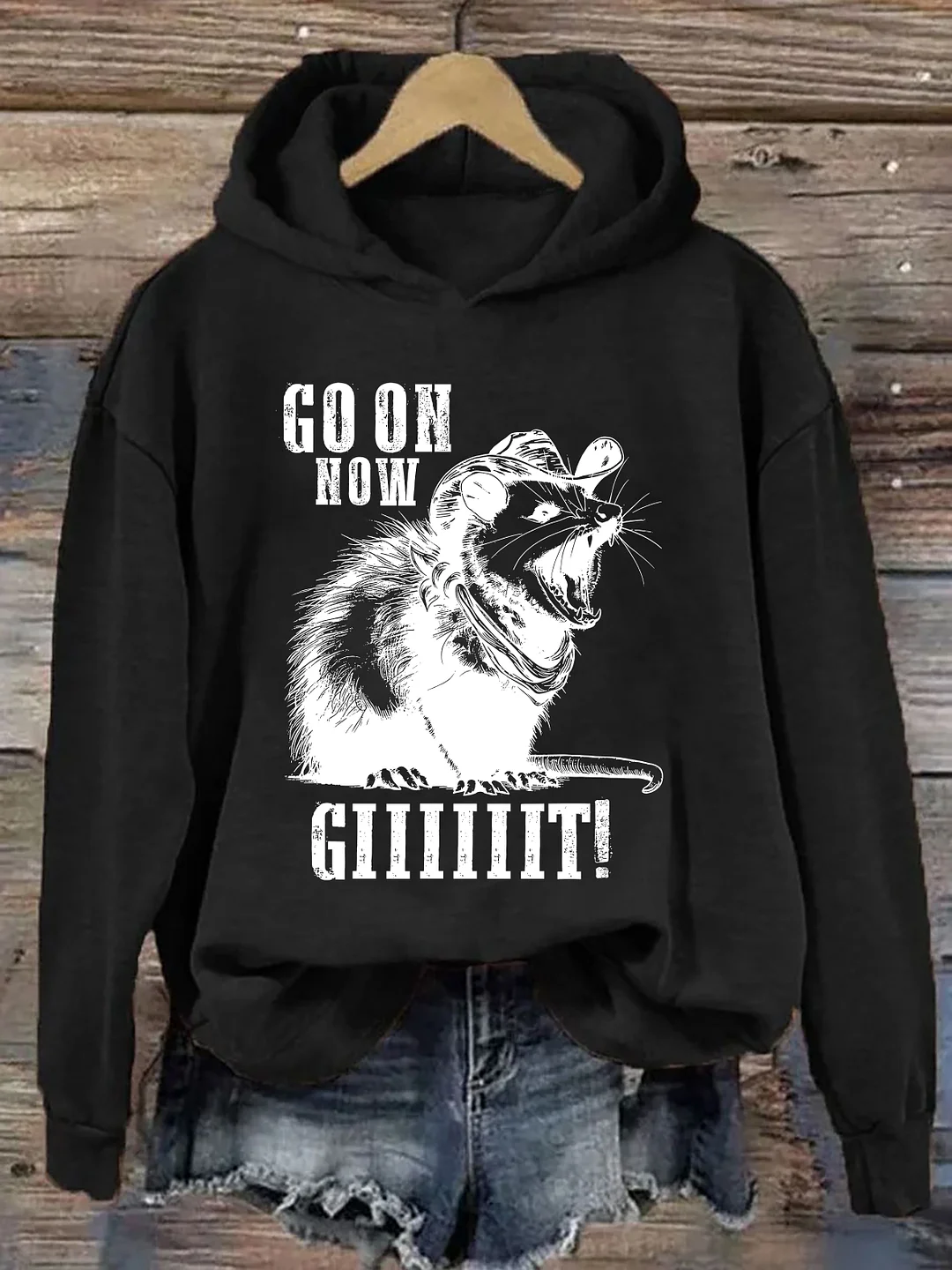 Cowboy Possum Hoodie