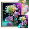 Flower - 11CT Stamped Cross Stitch 40*50cm