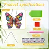  Butterfly DIY Acrylic Special Shape Drill Diamond Art Hanging Decor Kits