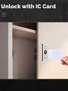 Smart Wood Cabinet Lock Bluetooth-Compatible RFID Card Smart Electronic Lock