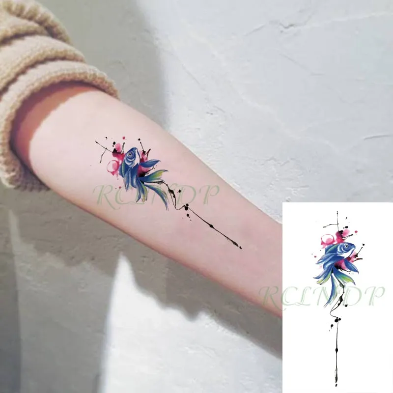 Waterproof Temporary Tattoo Sticker black machine gun tatto flash tatoo fake tattoos for men women