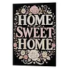 DIY Pearl Painting Home Sweet Home for Home Wall Decor with Frame(30x40cm)