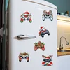 (US Local)6PCS  Xmas DIY Crystal Refrigerator Magnet for Decor (Game Controller)