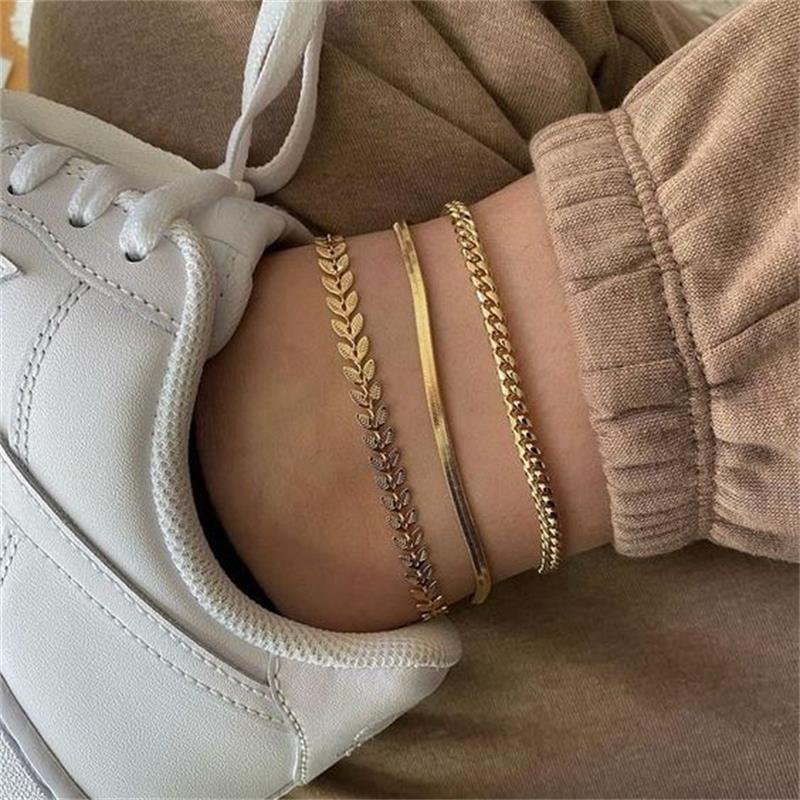 Women geometric shape fashion women anklet