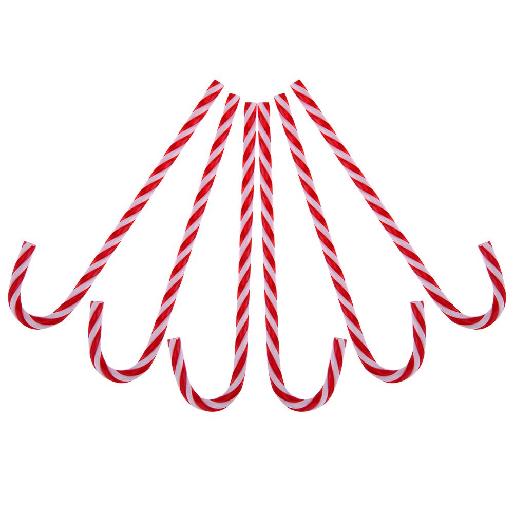 

6pcs Candy Crutches Christmas Tree Decor Hanging Ornaments Pendants, 501 Original