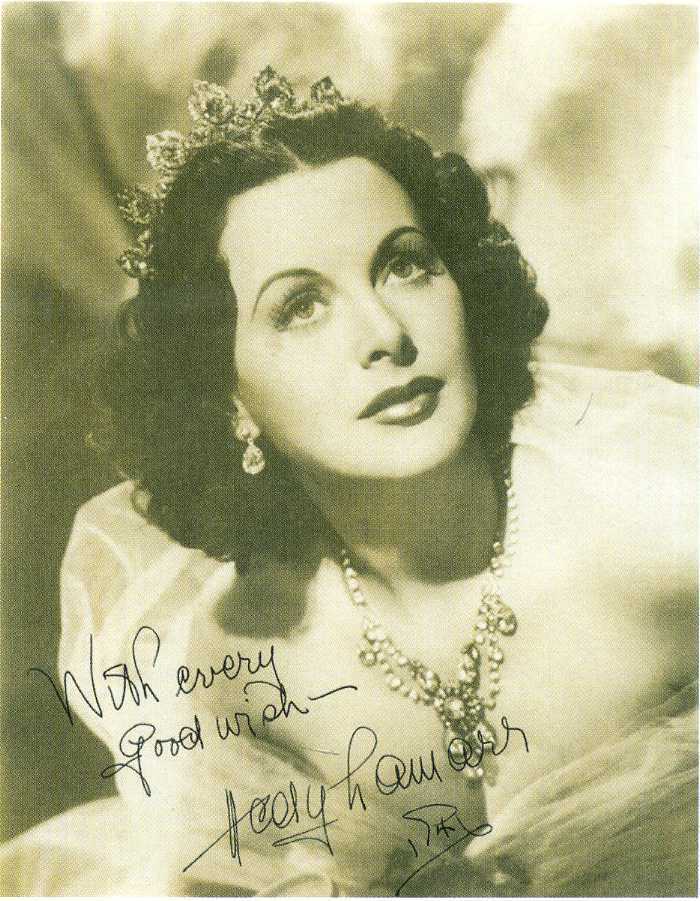 HEDY LAMARR Signed Photo Poster paintinggraph - Film Star Actress - preprint