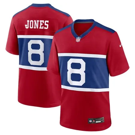 Men's New York Giants Daniel Jones  Century Red Alternate Player Game Jersey