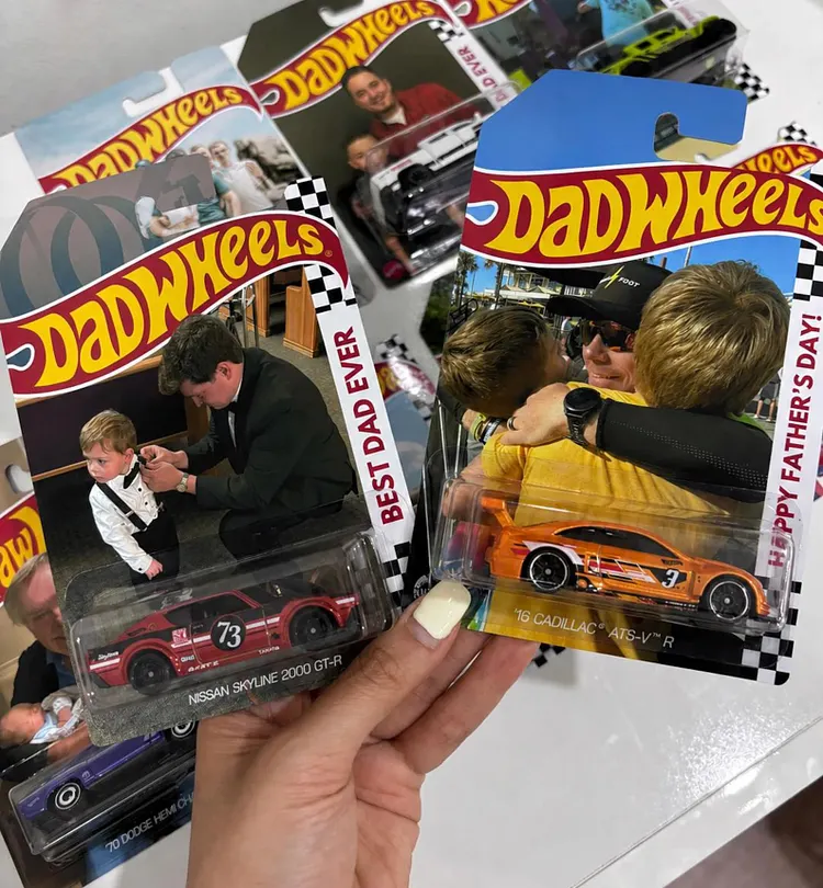 Personalized Diecast Car Gift for Dad, Custom Toy Car with Photo Card, Father&rsquo;s Day Gift, Unique Gift for Father, Special Keepsake