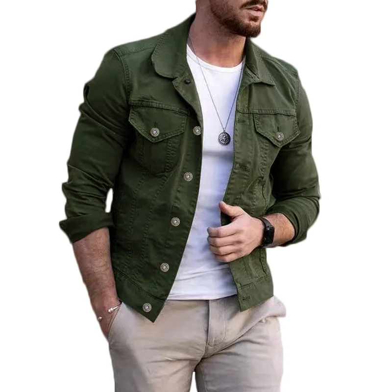 Casual Button Denim Jacket