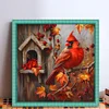Birdhouse Cardinal-11CT Stamped Cross Stitch 50*50cm