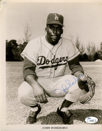 John Roseboro Vintage Signed Jsa Certed 8x10 Photo Poster painting Authentic Autograph