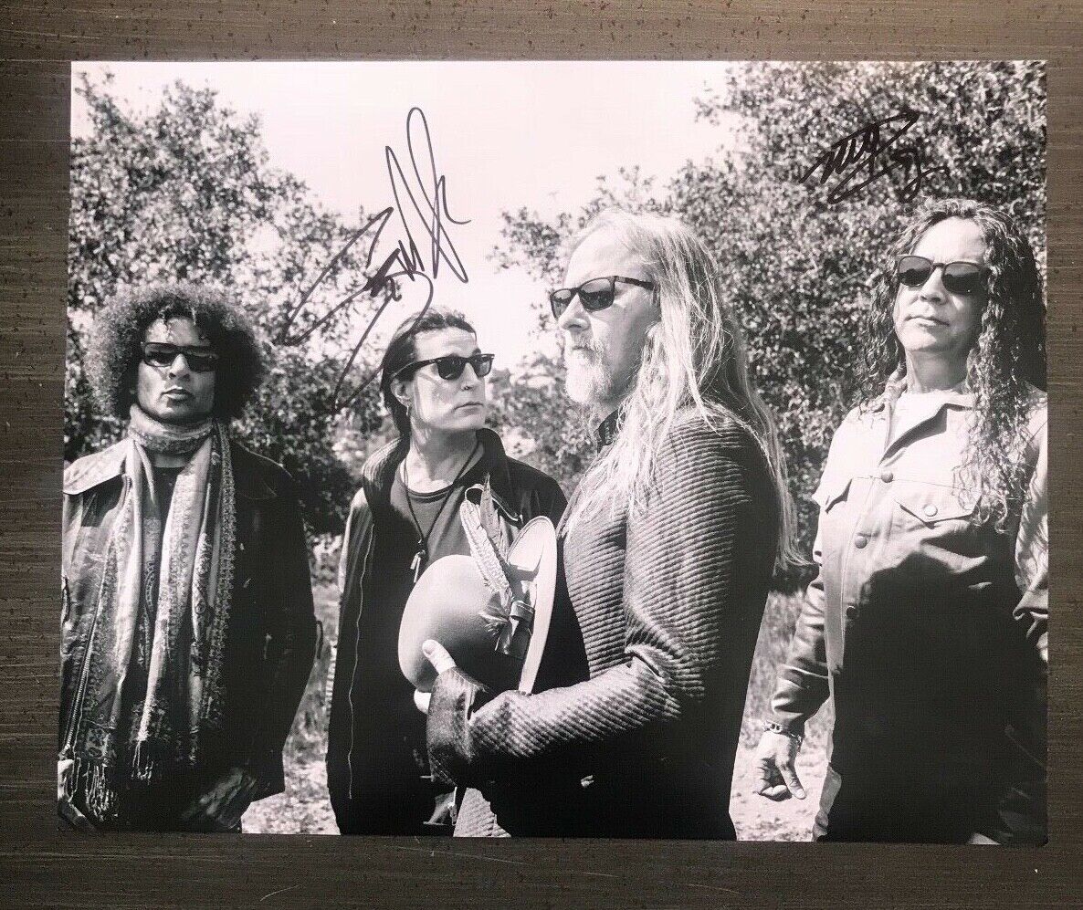 * ALICE IN CHAINS * signed 11x14 Photo Poster painting * MIKE INEZ & SEAN KINNEY * PROOF * 4