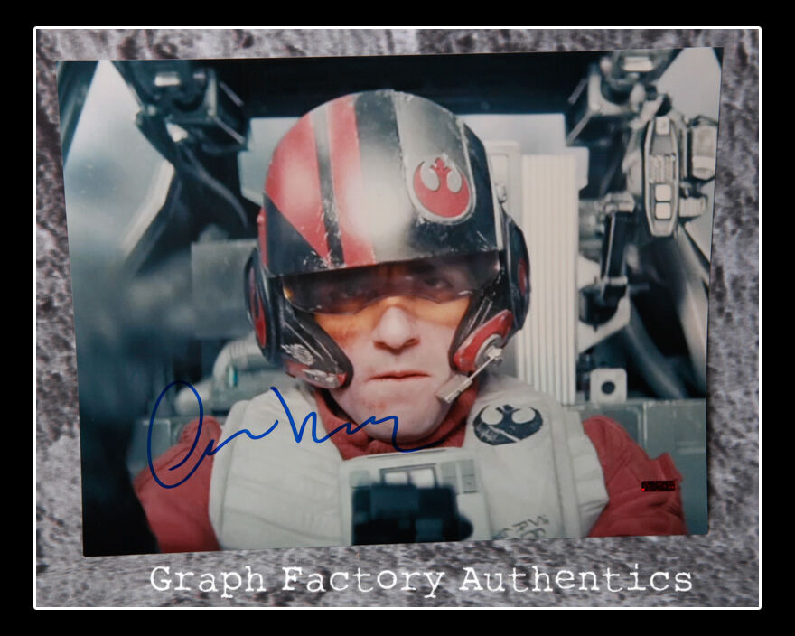 GFA Star Wars * OSCAR ISAAC * Signed 11x14 Photo Poster painting AD1 COA