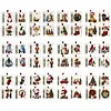 4Pcs Christmas DIY Diamond Painting Clear Acrylic Ornaments Cash Slot
