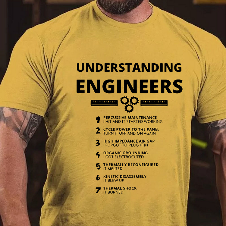Understanding Engineers Funny T-shirt