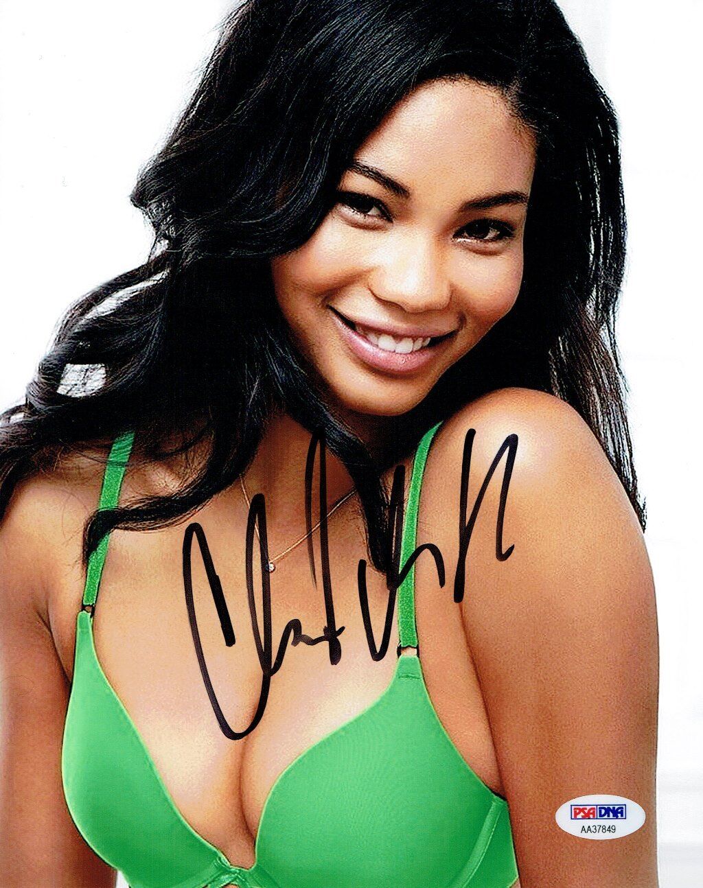 Chanel Iman Signed Sexy Authentic Autographed 8x10 Photo Poster painting PSA/DNA #AA37849