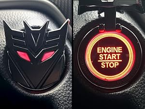 Car Engine Start Stop Button Cover
