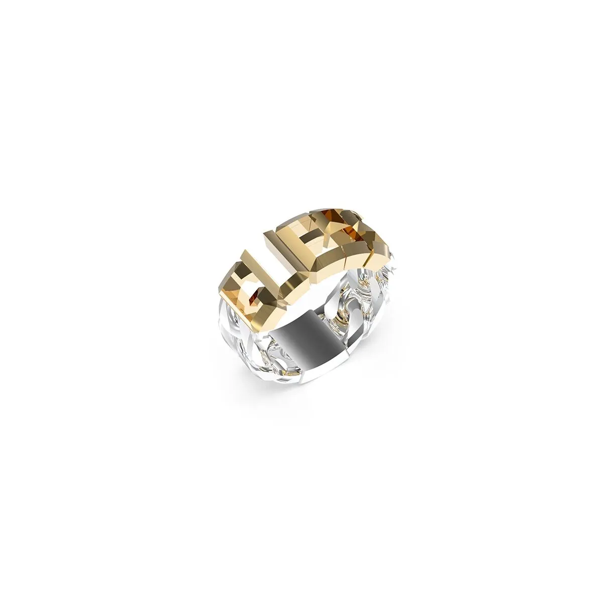Men's Ring Guess JUMR03206JWYGST64 24