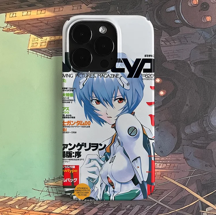 Evangelion Ayanami Rei Y2K Aesthetic IPhone Case weebmemes