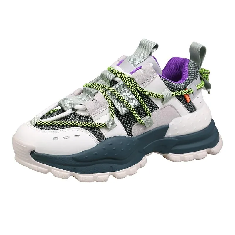 Women Sneakers New Arrival 2021 Spring Summer Colorful Shoes for Woman Breathable Ladies Chunky Sneakers Fashion Dad Shoes