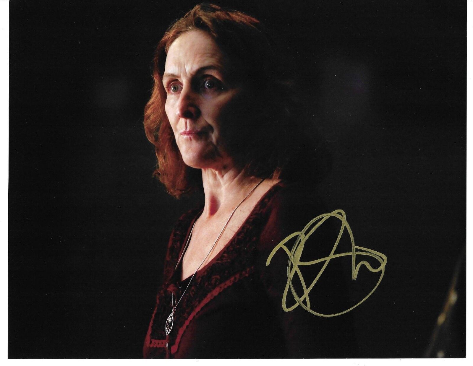 Fiona Shaw autographed 8x10 Photo Poster painting COA True Blood 'Marnie Stonebrook' AUTOGRAPH