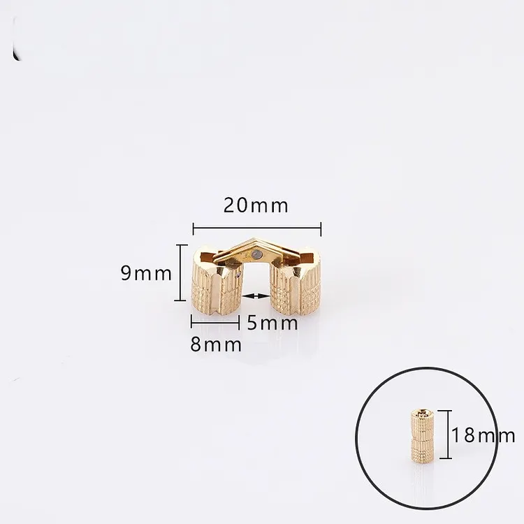 Concealed One-Way Hinge
