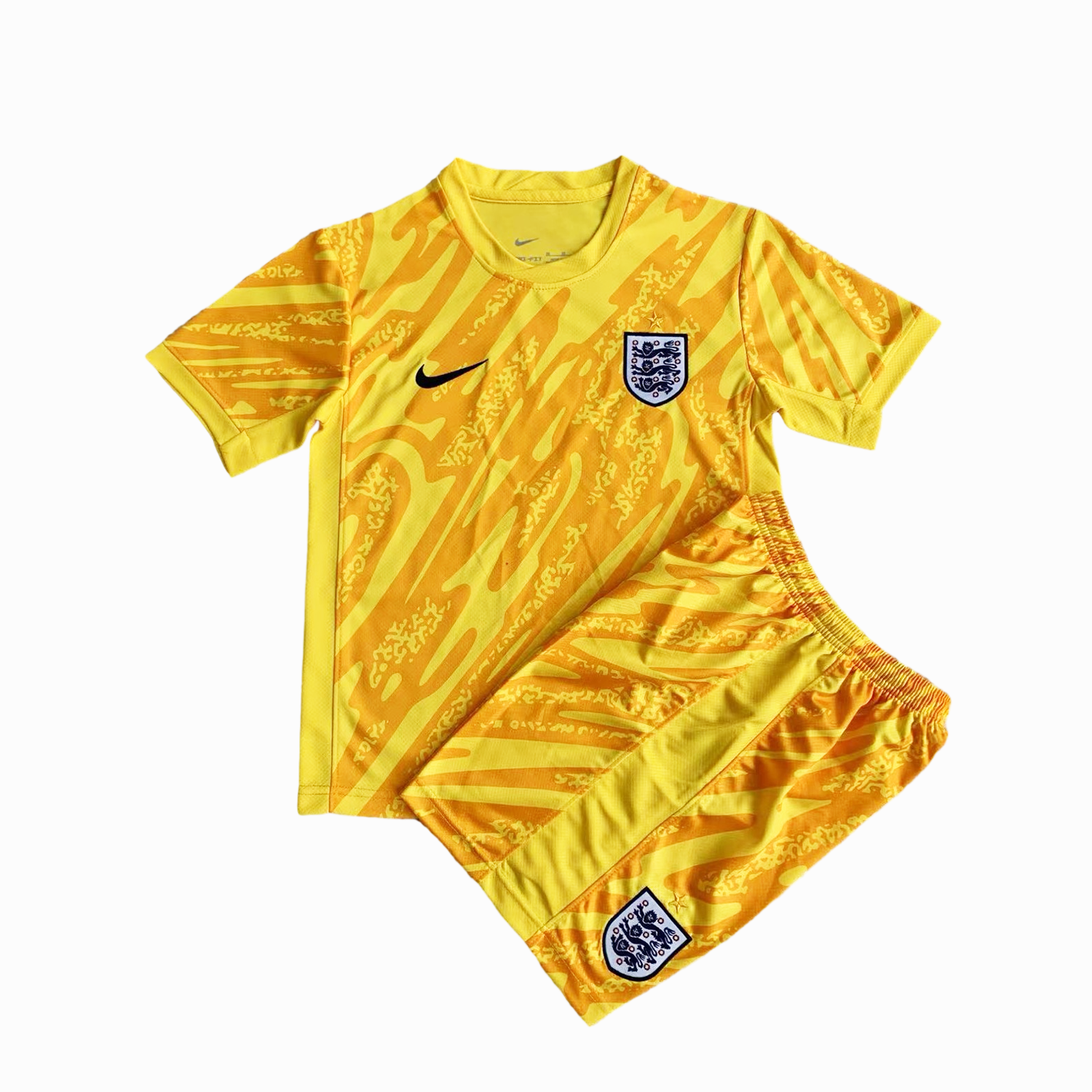 England 2024 Goalkeeper Kids Kit - Yellow