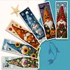 Gnome Seasons-14CT Stamped Cross Stitch Bookmark Single-Sided 20x30cm