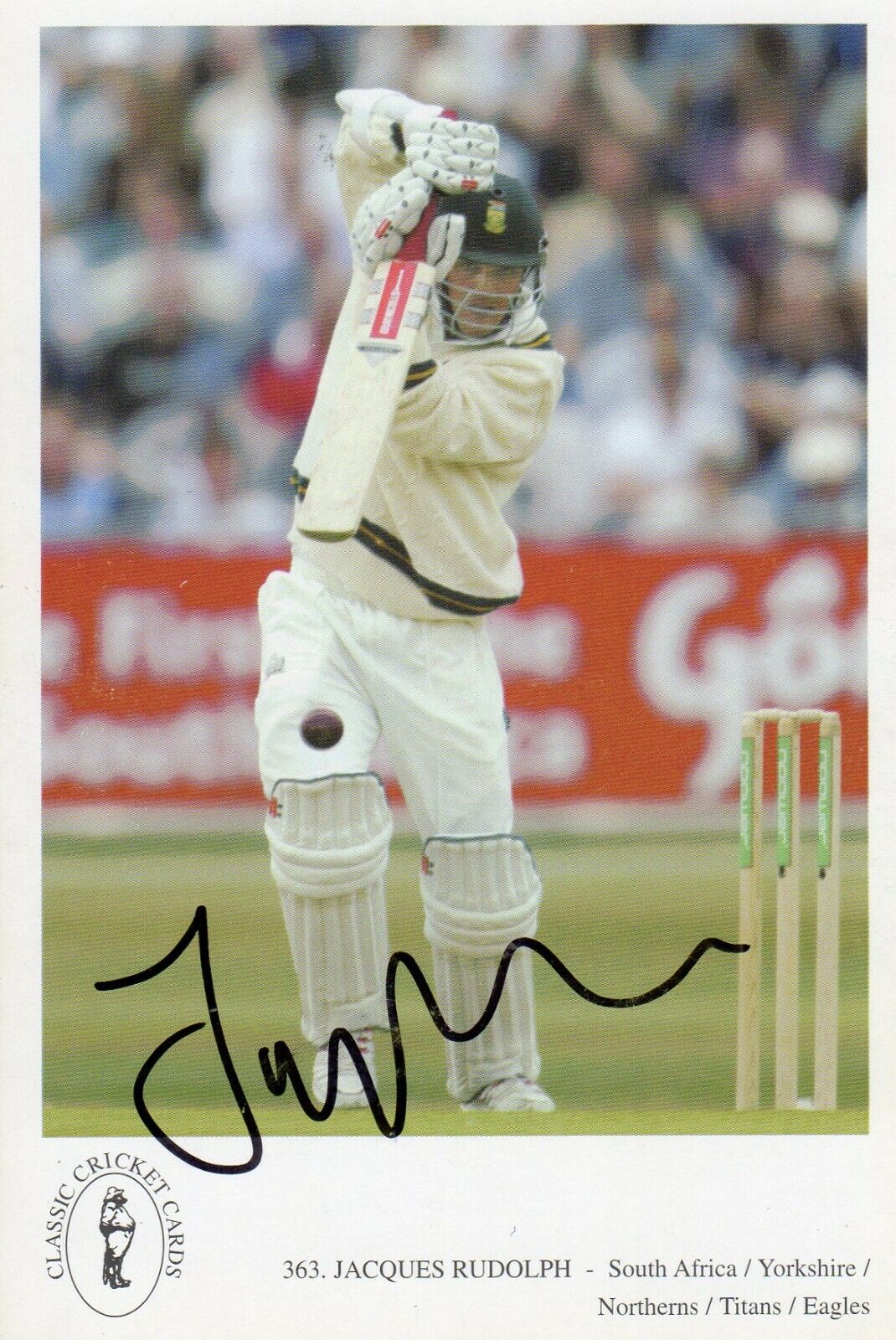 JACQUES RUDOLPH AUTOGRAPH, CRICKET, SPORT