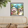 Diamond Painting-DIY Full Round Drill Sheep Dog(40*40 CM)