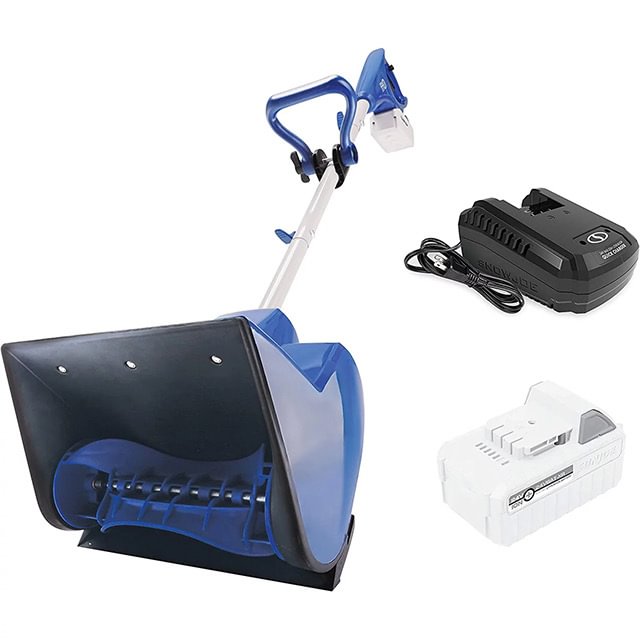 💝Thanksgiving limited time clearance，Buy 1 Get 1 Free 💥Snow Joe 24V Cordless Rechargeable 11" Snow Thrower & Cover