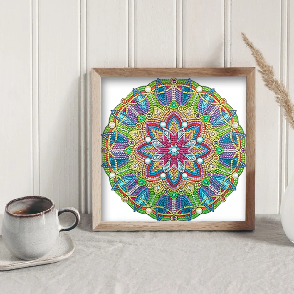 Diamond Painting - Special Shaped Drill - Mandala(30*30cm)
