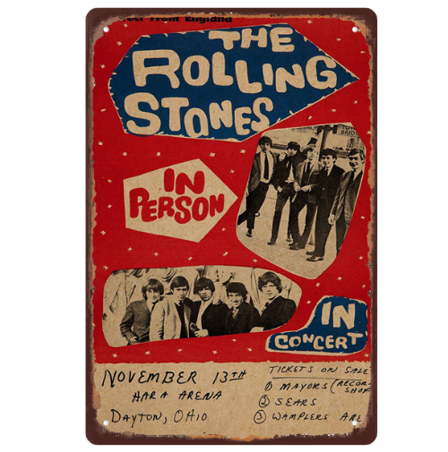 【Multi Style】The Rolling Stones - Vintage Tin Signs