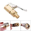 Car Tire Air Chuck Brass Inflator Pump Valve Clip Clamp Connector Adapter Nozzle