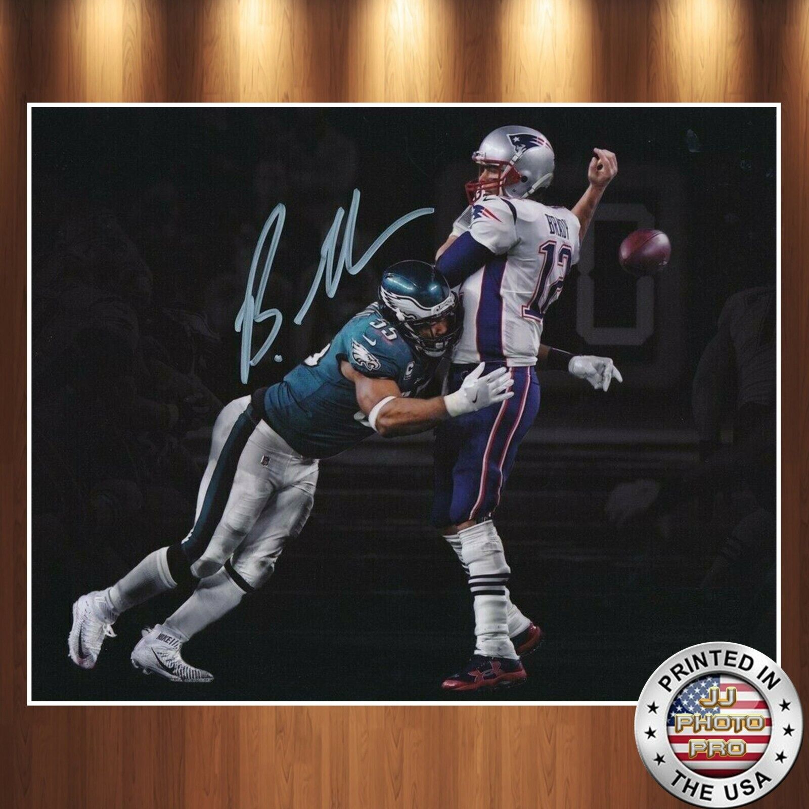 Brandon Graham Autographed Signed 8x10 Photo Poster painting (Eagles) REPRINT