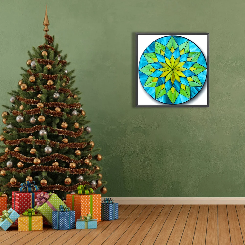 Full Round Diamond Painting 40*40cm - Mandala