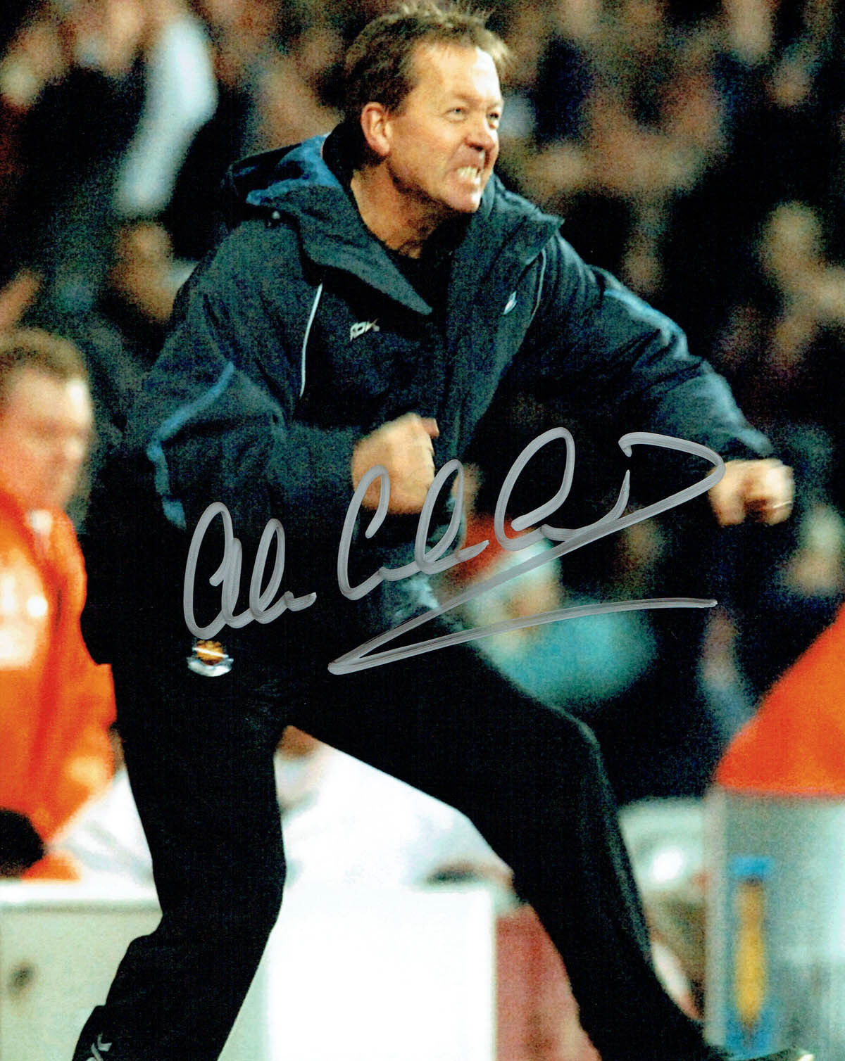 Alan CURBISHLEY Signed Autograph 10x8 Photo Poster painting AFTAL COA Football Manager